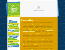 Tablet Screenshot of kossakschronisko.pl
